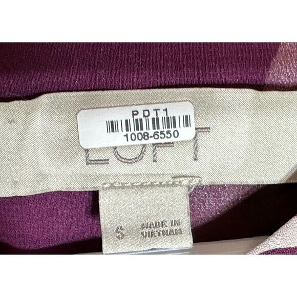 Ann Taylor Loft purple floral long sleeve dress size Small - Picture 5 of 8